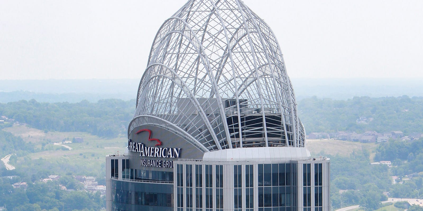 That S Not A Tiara Atop Great American Tower