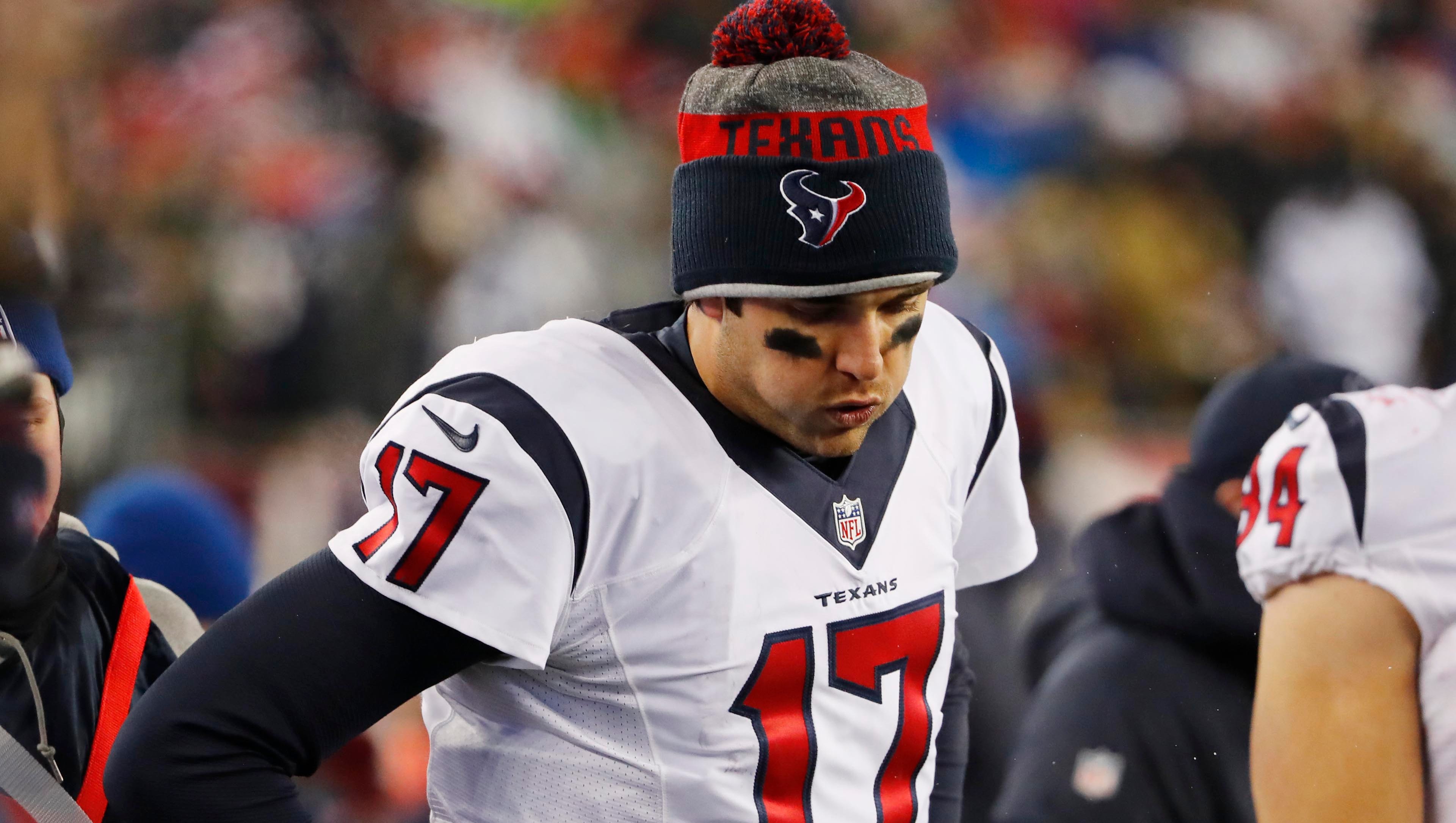 Texans' Brock Osweiler unravels as frustrating season comes to an end