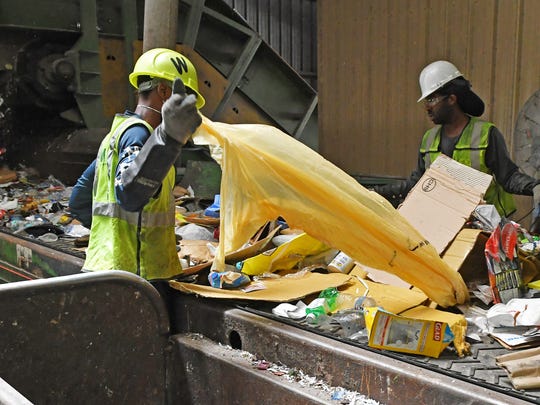 Plastic bags, trash plague Brevard's recycling plant, forcing shutdowns