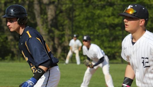 Pelham defeats Eastchester 10-3 during baseball game at Eastchester High School on May 12, 2016.