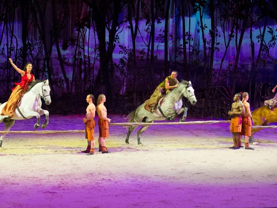 Cavalia's "Odysseo" features 65 horses of 12 different