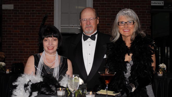 Executive Director Linda Moore at the Morris Museum’s Gatsby Gala with ...