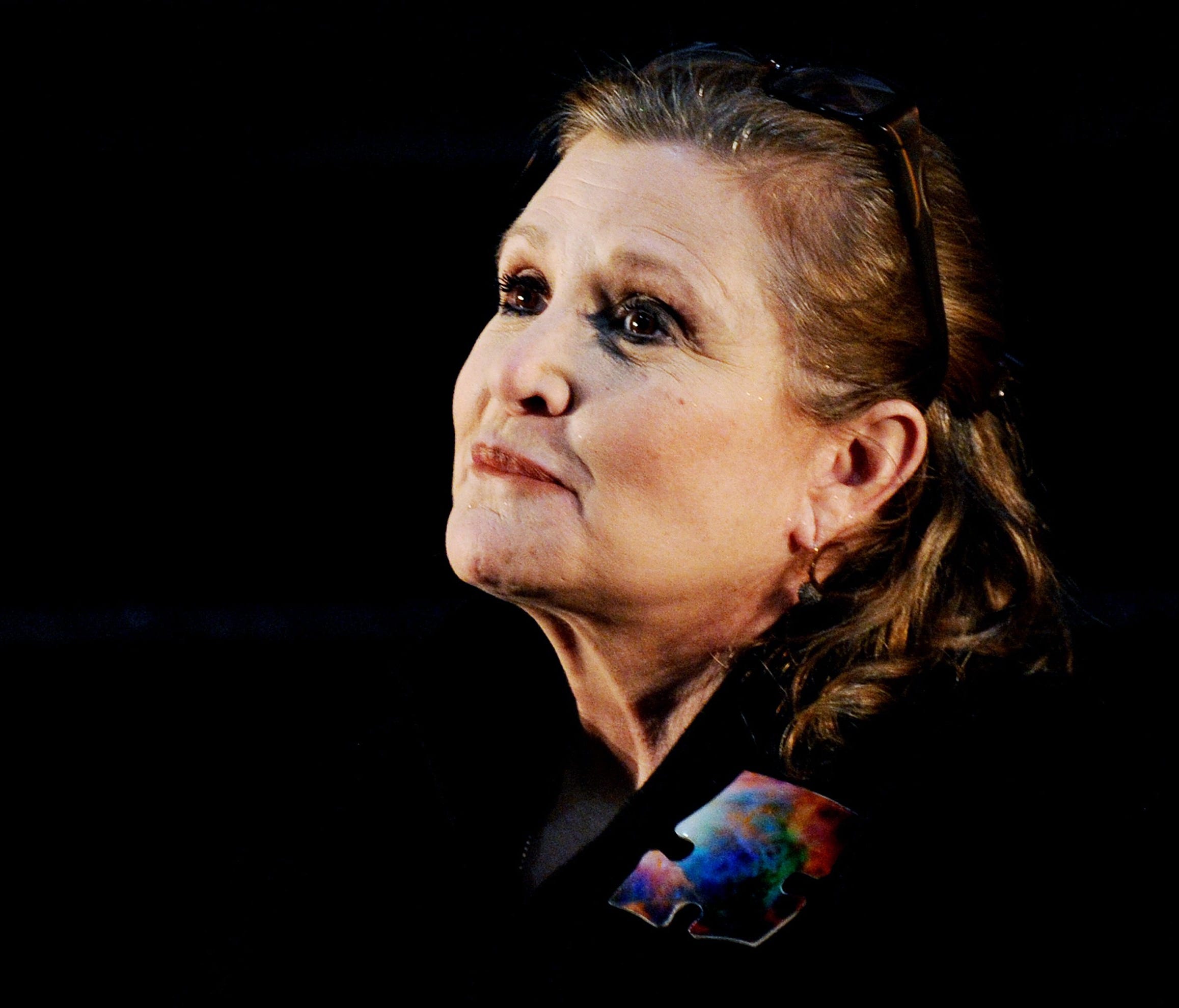 Carrie Fisher at the Supanova Pop Culture Expo in Sydney, Australia, in June 2013.
