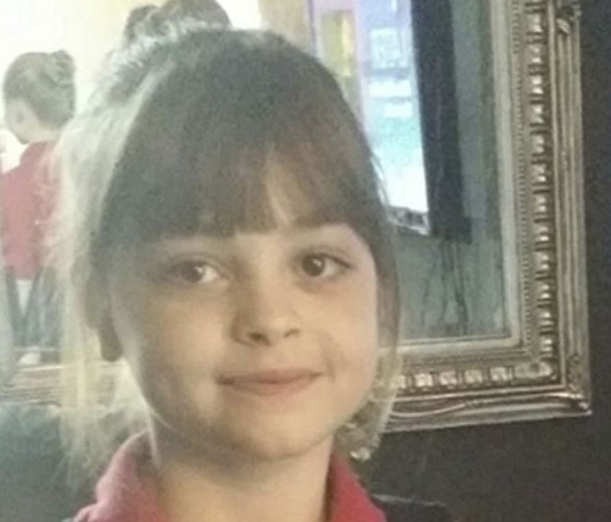 This is a an  undated photo obtained by the Press Association on Tuesday May 23, 2017, of Saffie Rose Roussos,  one of the victims of a  attack at Manchester Arena, in Manchester England.
