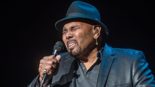Aaron Neville performs with his quintet on Sunday, Nov. 11, 2018, at the Montgomery Performing Arts Centre. 