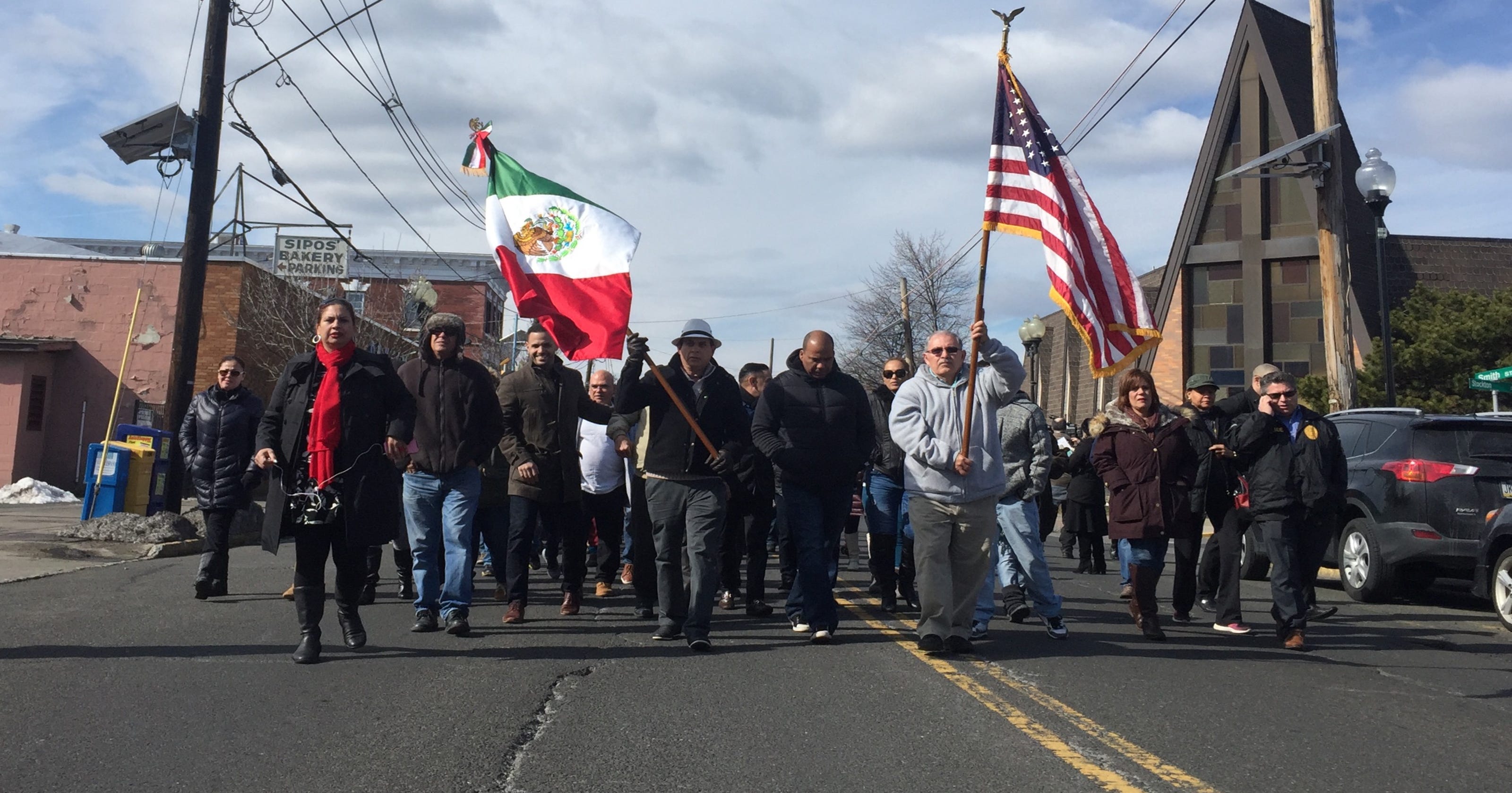 Hundreds rally in Perth Amboy during 'Day Without Immigrants'