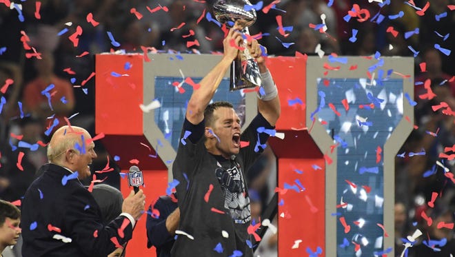 Tom Brady is the first quarterback to win five Super Bowl titles.