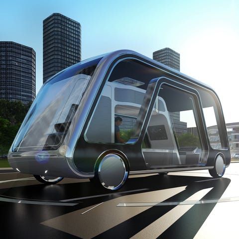 The Autonomous Travel Suite would whisk travelers...