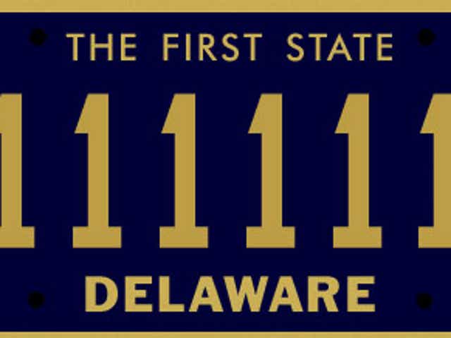 In Delaware Illegal Black And White License Plates Are All Around