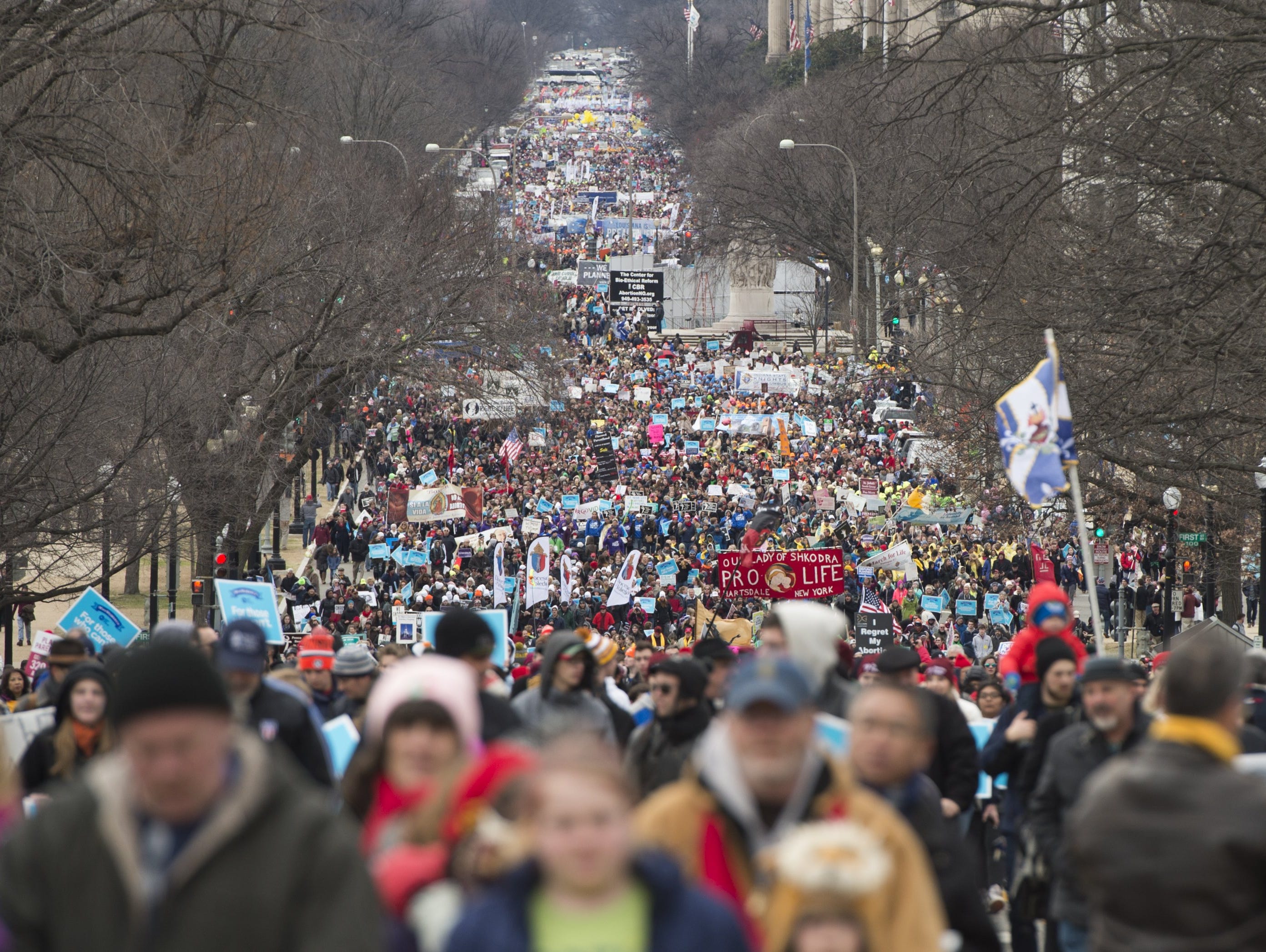 March for Life in Washington on Jan. 27, 2017.
