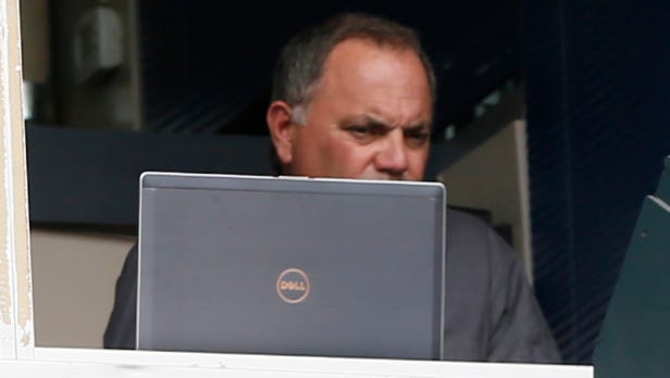 Detroit Tigers general manager Al Avila watches a game Aug. 27, 2015, in Detroit.