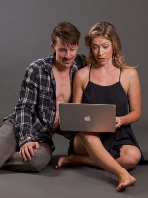 Tyler Eglen and Heather Lee Harper star in Stray Cat Theatre's "Sex With Strangers," co-produced by Arizona Theatre Company.