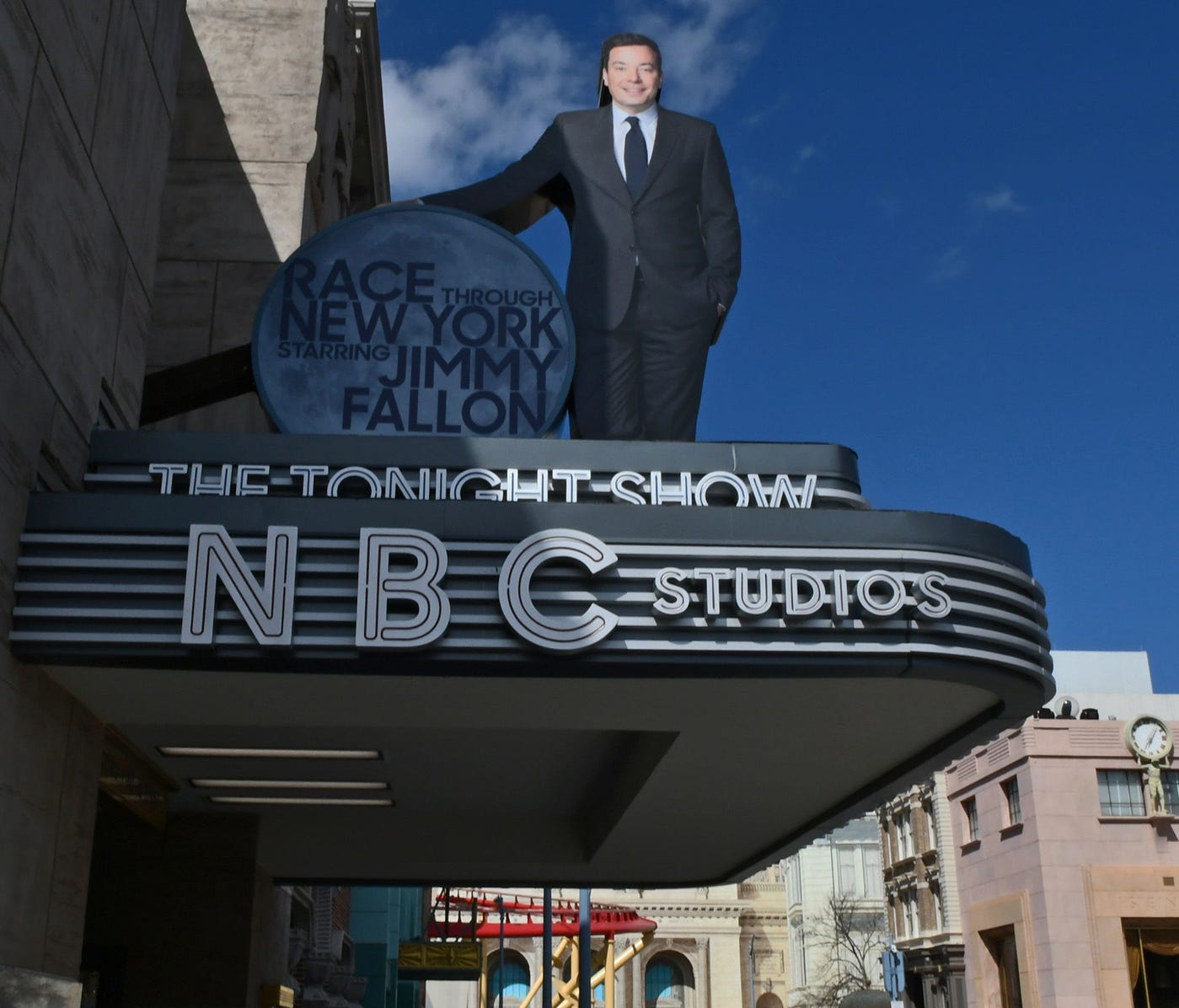 A media preview was held Tuesday, March 7, 2017, for the new Race Through New York Starring Jimmy Fallon attraction at Universal Orlando.