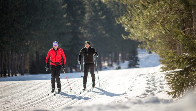 Nine Mile County Forest south of Wausau features 30 kilometers of well-groomed trails for cross-country skiing.