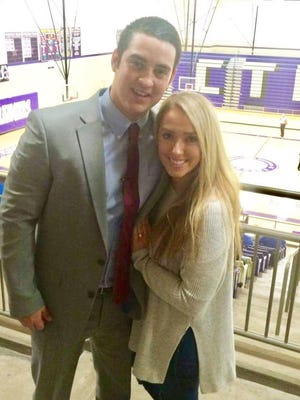 Jake Bell and his wife, Amanda.