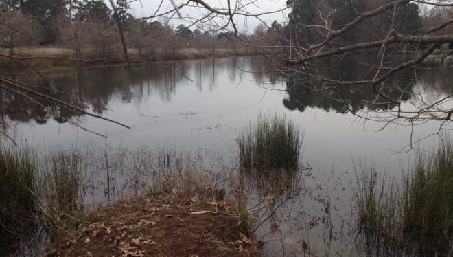 Earthy Griffith's body was found in this lake near Eunice.