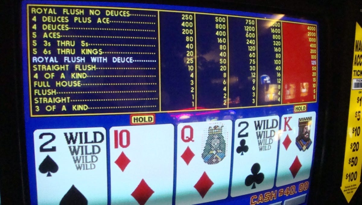 Wizards of Odds Deuces Wild Poker Review