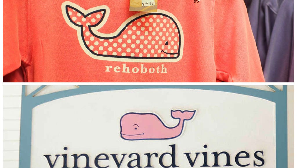 Whale War Vineyard Vines Rehoboth Shop Clash Over Logo