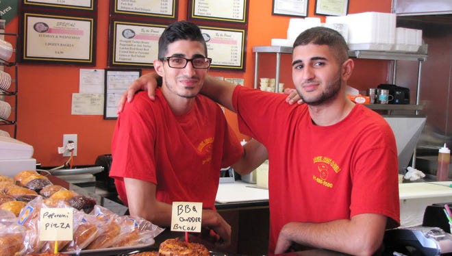 7/13/15: The brothers of BagelBros in Saddle Brook, Ralph and Sam Muheisen.