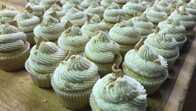 Rumchata cupcakes made by Intoxibakes.