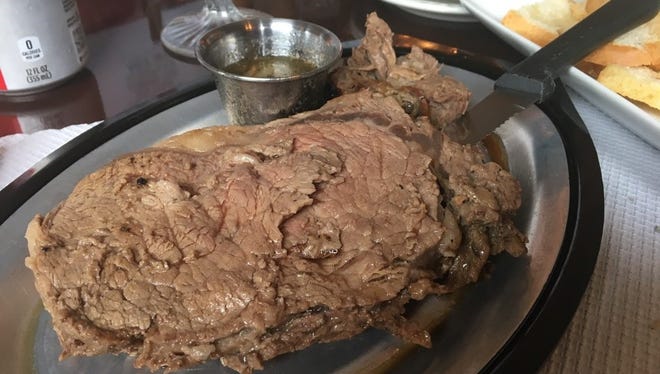 The prime rib during prime rib specialty night on July 21 at C&M Crossroads Trattoria in Rozellville