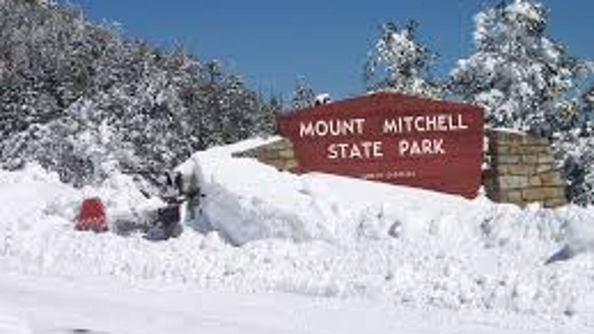 Mount Mitchell Digs Out From Record 66 Inches Of Snow