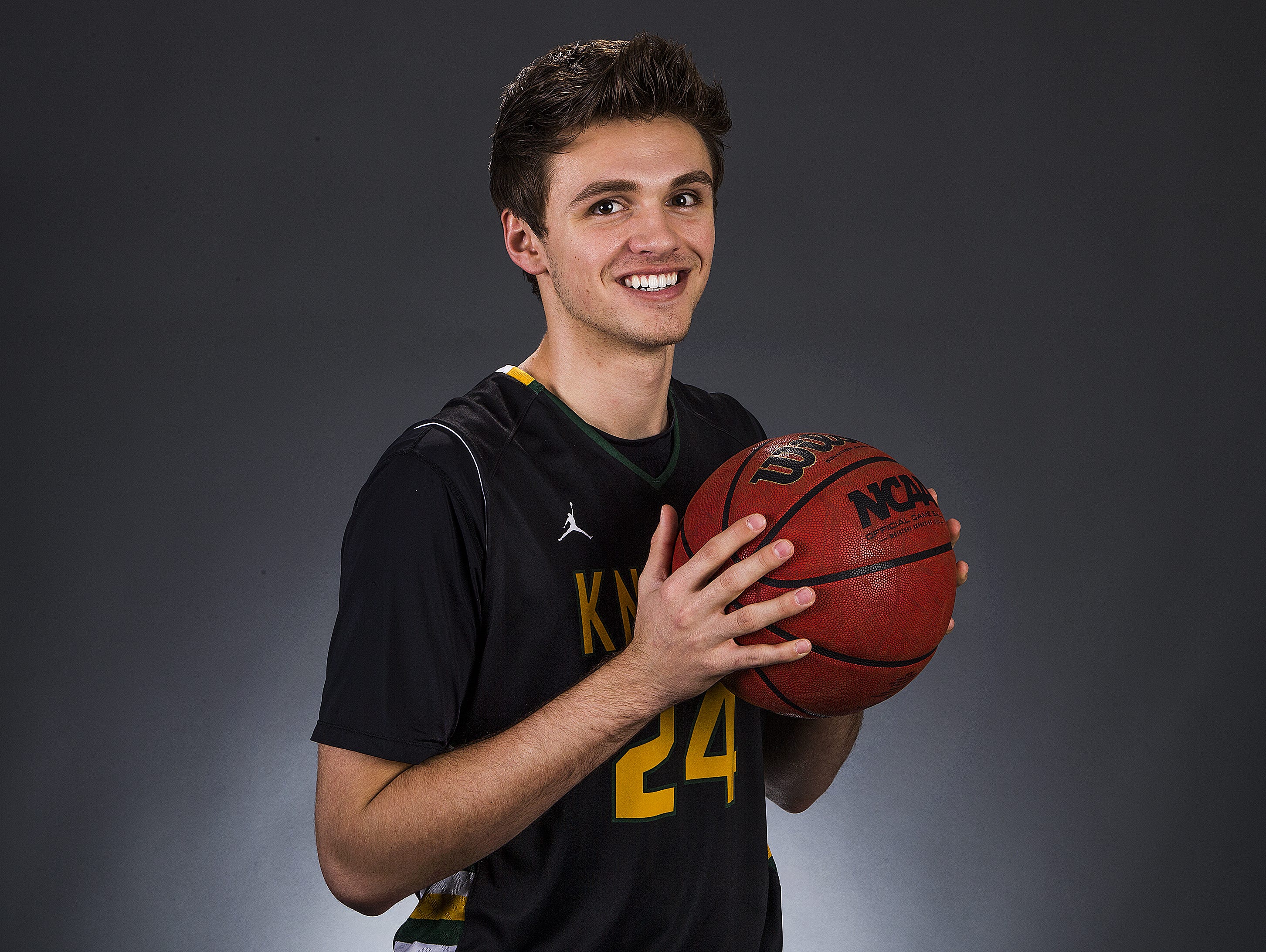 Gilbert Christian senior forward Nate Graville is a finalist for the azcentral.com Sports Awards Small Schools Boys Basketball Athlete of the Year award.