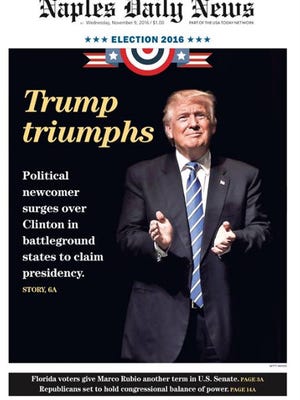 The Naples Daily News will have additional newspapers for sale following Donald Trump's historic win as president.