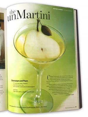 Ten years ago, Charlie Fitzsimmons created the Champagne and Pears cocktail to celebrate our first issue.