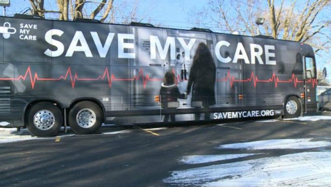 Save My Care bus tour