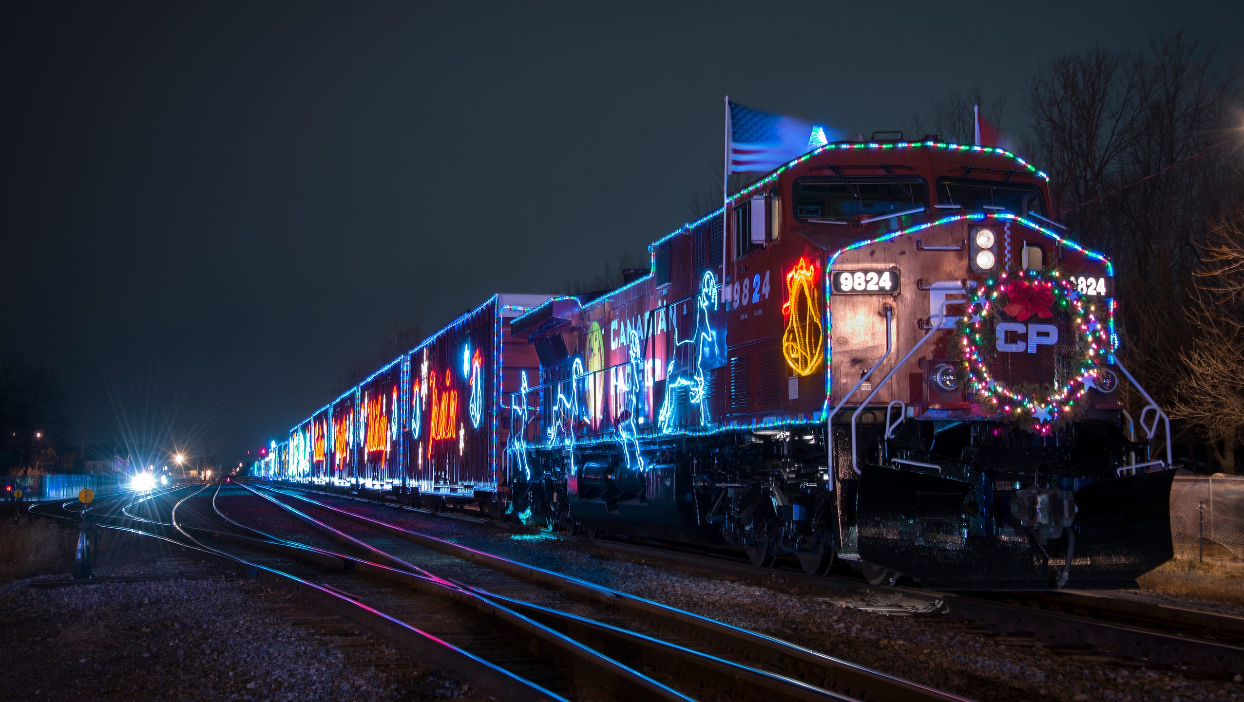 When will the Holiday Train come through Central Minnesota?