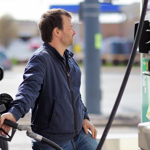 Gasoline pump prices have dropped just over a...