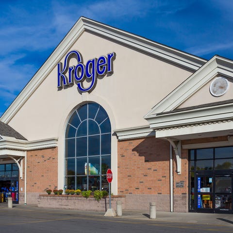 Kroger shares retreated after it reported mixed...