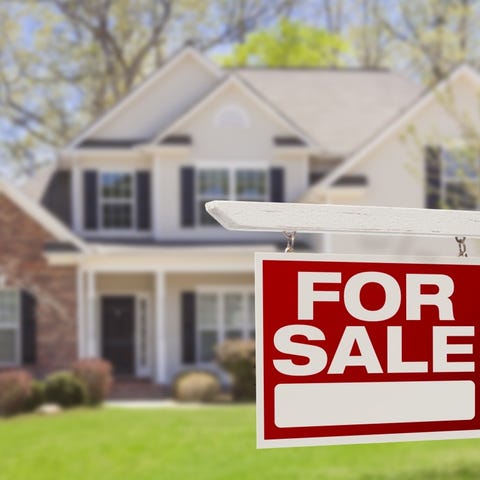 Home prices continued to rise slowly in February....