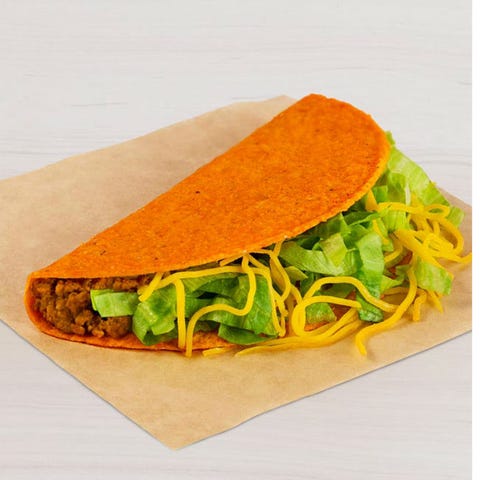 7. Taco Bell: Nacho Cheese Doritos Locos Taco &nbs
