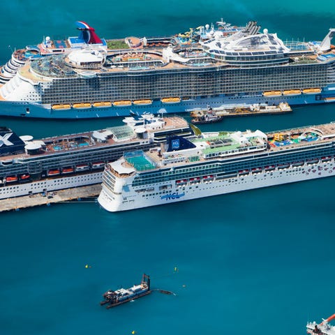 Ah, cruising the seven seas &#8212; exotic ports, 