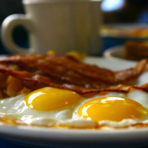 Which came first, the bacon or the egg?   That's a