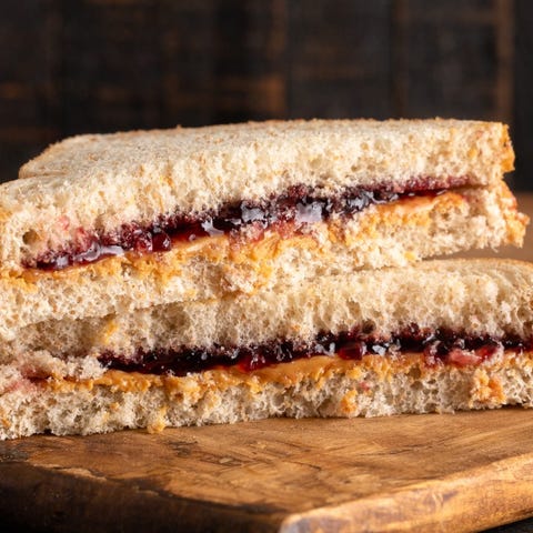 9. Peanut butter and jelly     • Really or somewha