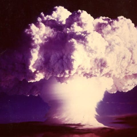 When the nuclear bomb known as "Little Boy" detona