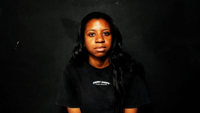 Sarina, 20, is a resident at Shreveport Cares, a shelter operated by the Elle Foundation.
