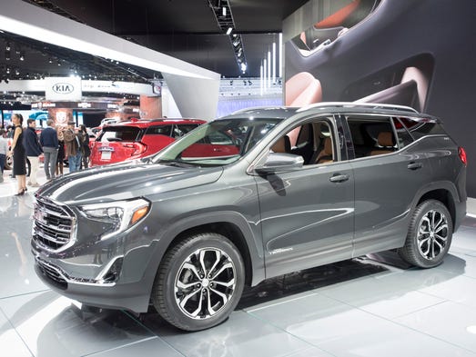 GMC Terrain:
</div>The upscale Terrain is loaded with innovation