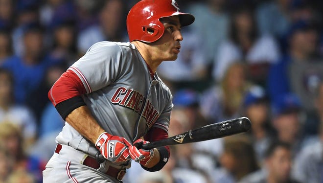 Votto has spent his entire career with the Cincinnati Reds.