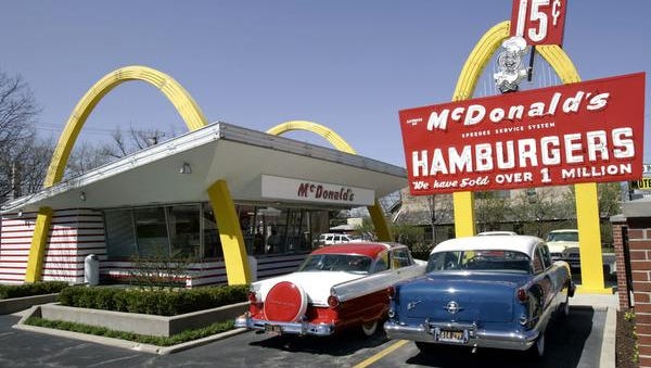 A replica of Ray Kroc's first McDonald's franchise in Des Plaines, Ill.