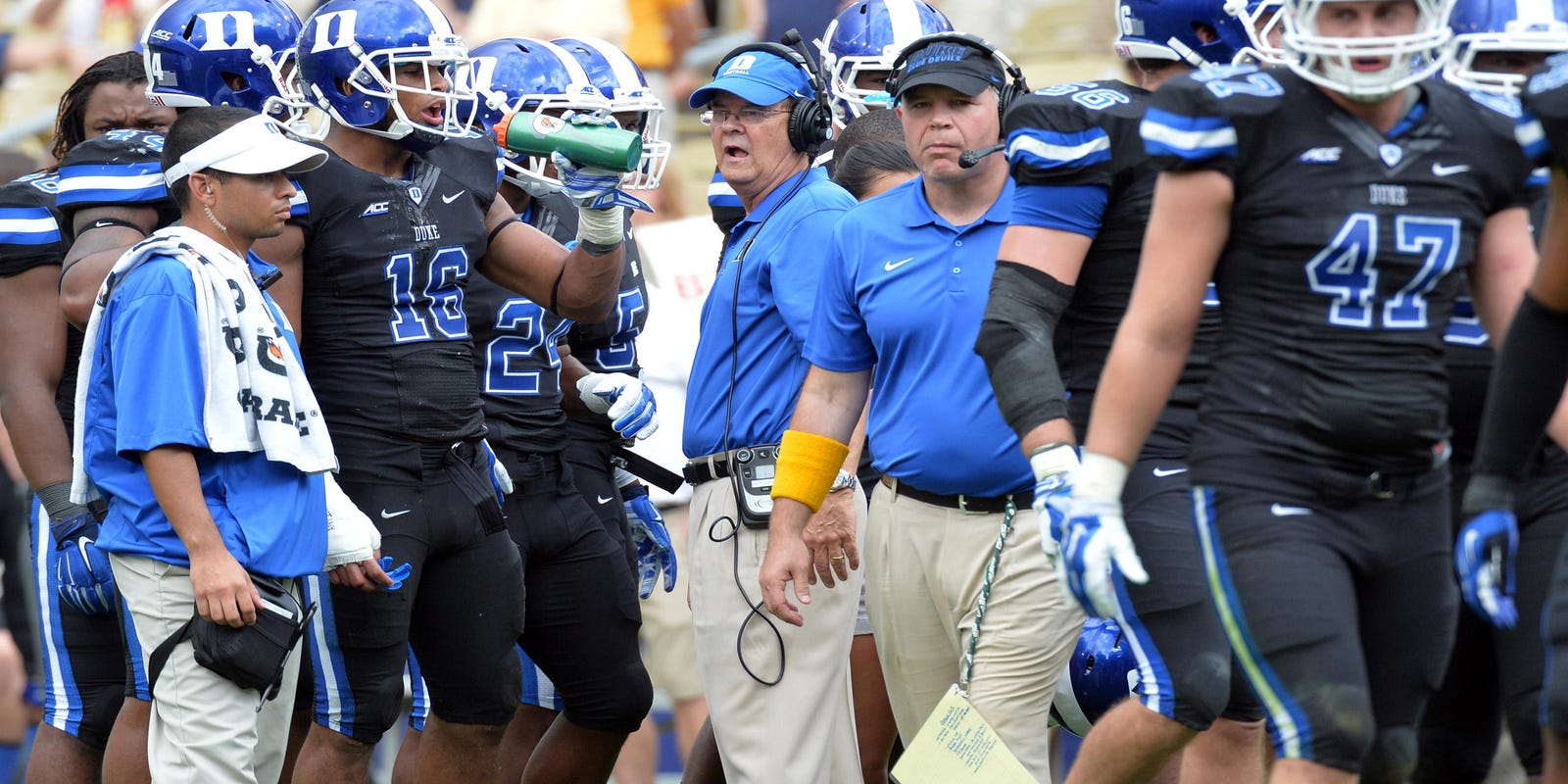 Wednesday S College Football Duke Coach Disputes Rosen