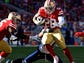 Titans linebacker Avery Williamson (54) grabs 49ers