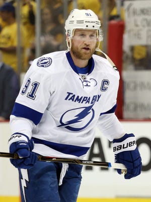 Center Steven Stamkos will become the top free agent on the market if he doesn't sign with the Tampa Bay Lightning by July 1.