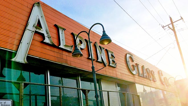 Alpine Glass Co. building on Fourth Street