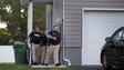 Law Enforcement try to make arrests at the home of