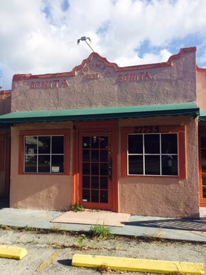 The center portion of the former Dixie Moon Cafe, which Bonita officials eye as a portal to the revitalized downtown once it is moved to Old 41 Road and Reynolds Avenue.