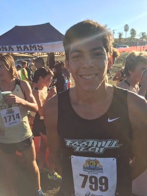 Foothill Technology's Jared Rodriguez finished second in Division 4 in 14:56 at CIF-Southern Section Finals at the Riverside Golf Course.